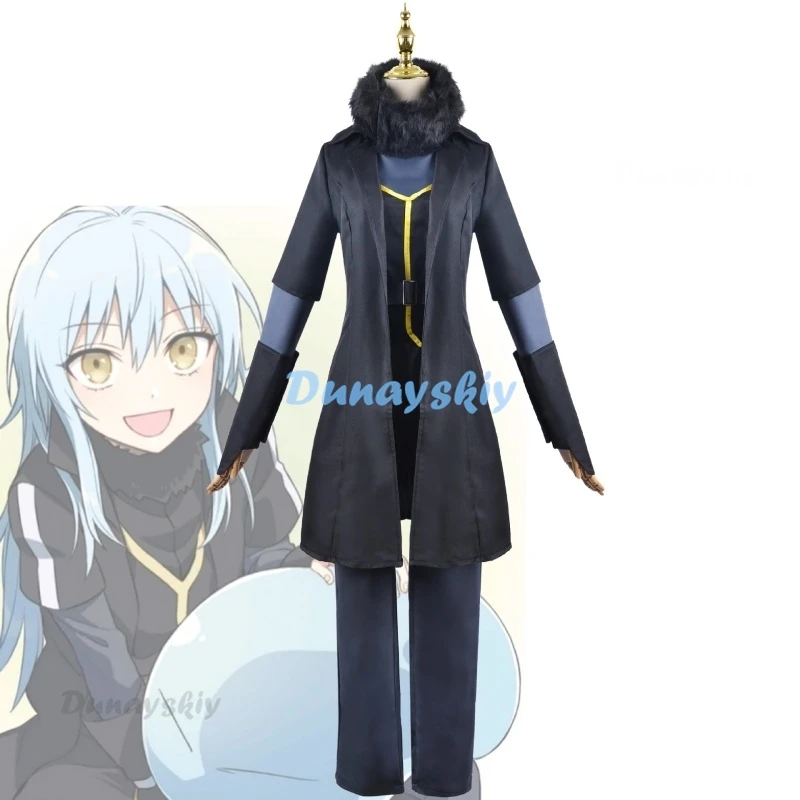 Anime That Time I Got Reincarnated as a Slime Cosplay Rimuru Tempest Costume Clothes Wig Shoes Mask Uniform Cosplay Demonlord