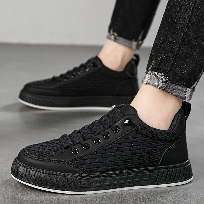 

Men's Summer Slip On Sneakers 2026 Black Casual Sports Shoes Non-Slip Wear Resistant Breathable Lightweight Walking Footwear