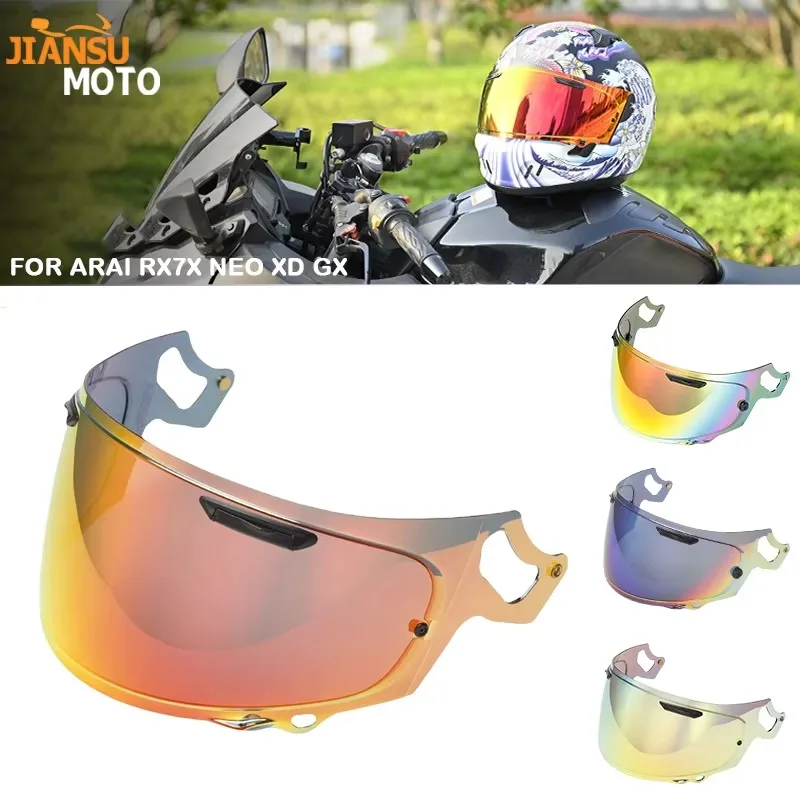 Motorcycle Full Face Helmet Lens Visor Shield Glasses for Arai RX-7X RX7X CORSAIR-X RX-7V VAS-V Motocross Helmet Accessories