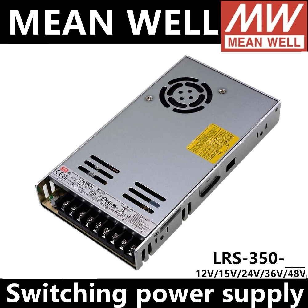 MEAN WELL LRS-350 5V 12V 24V 36V 48V 3.3V 4.2V Single Output Switching Power Supply For CNC Machine LRS-350-24 LRS-350-12