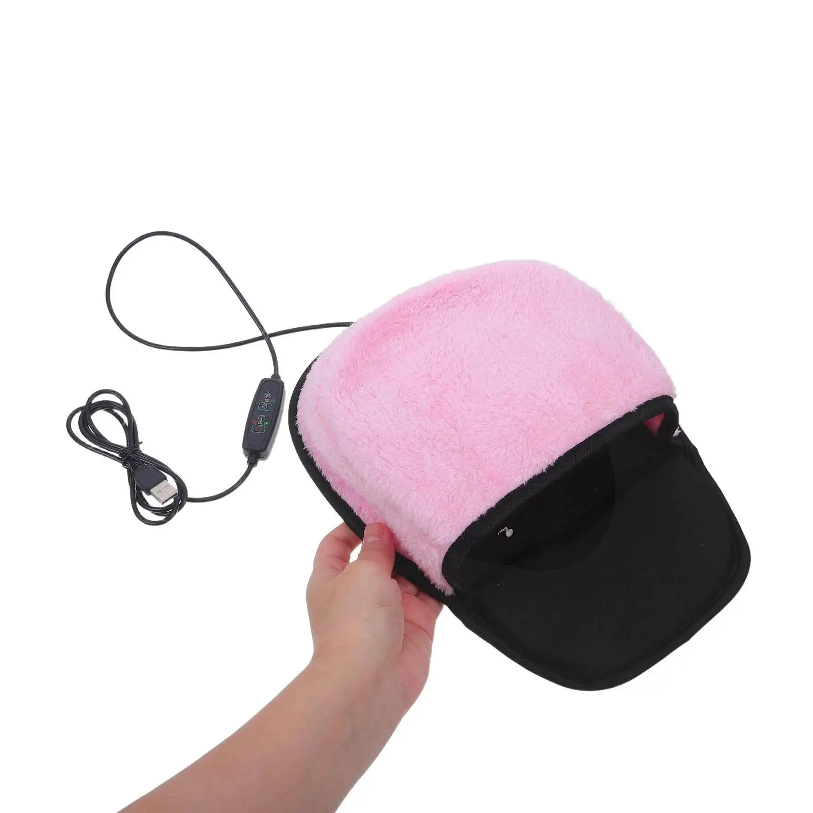 Heated Mousepad Ergonomic Computer Fleece Wrist Rest Desk Hand Warmer Laptop Accessories