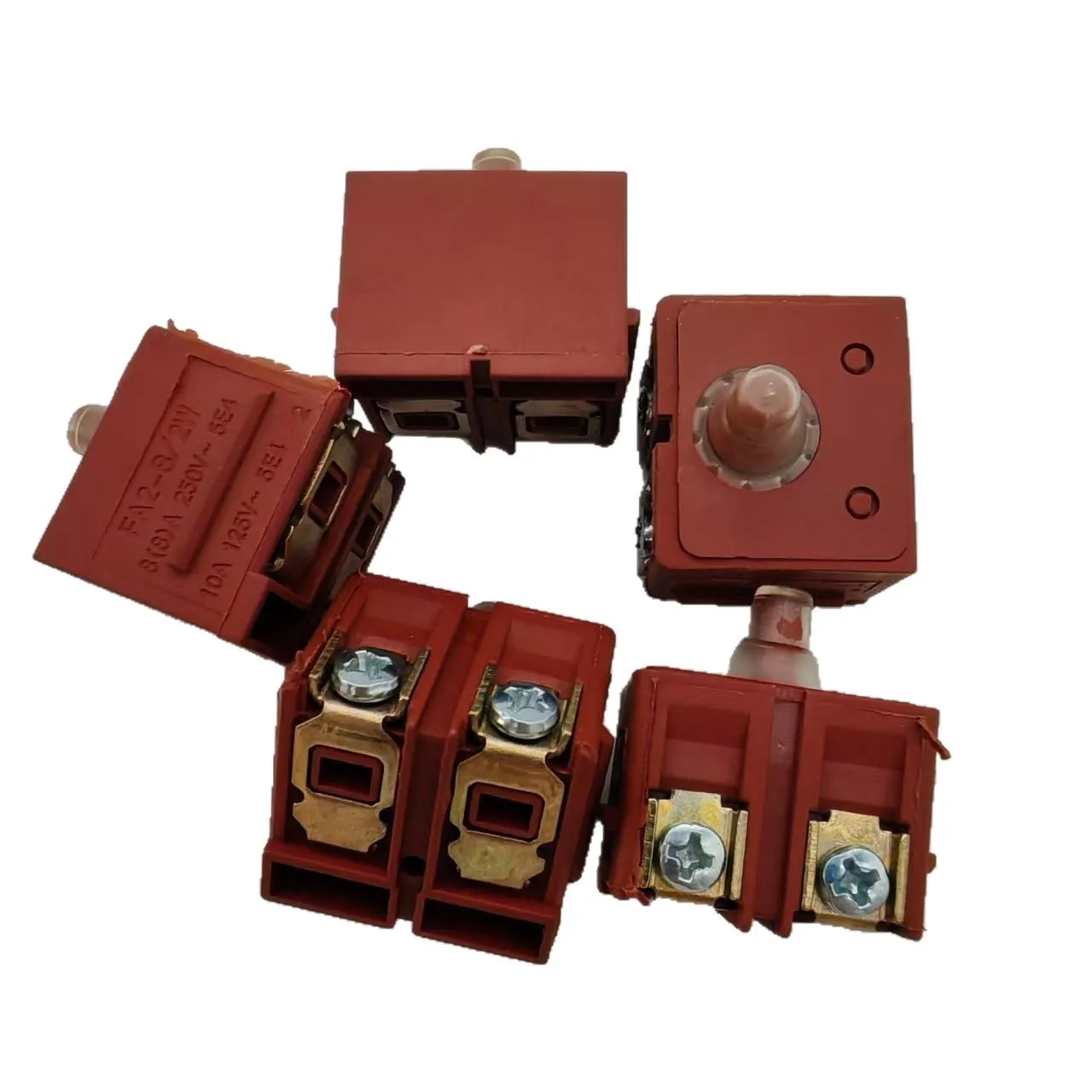 5 Pieces of Sr-100 Switches Suitable for Bosch Gws 6-100E Gws 7-100 Makita Ga4030 Angle Grinders, All the Same Size and Universally Compatible
