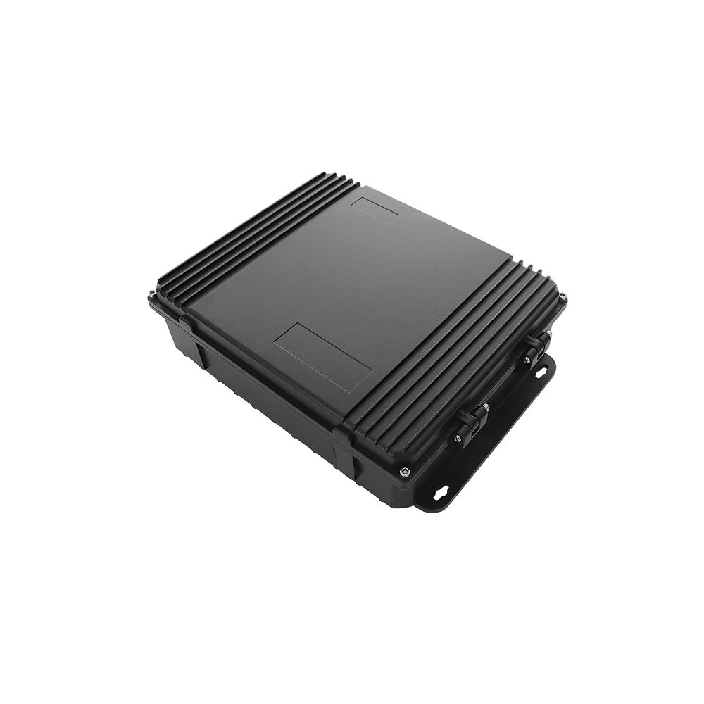 

360x290x105mm Black Aluminum Enclosure Heat Sink Cover Lid Door Electronics Casing Die Cast Aluminum Box Waterproof Box Ip65