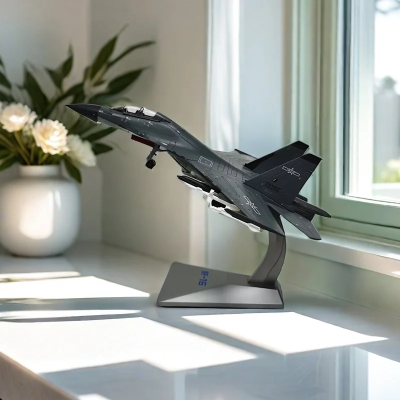 2024 New Hot Sale Home Decor 1:72 Ratio J-16 Model Aircraft J-16 Fighter Metal Military Diecast Plane Model Collection Toy Gift