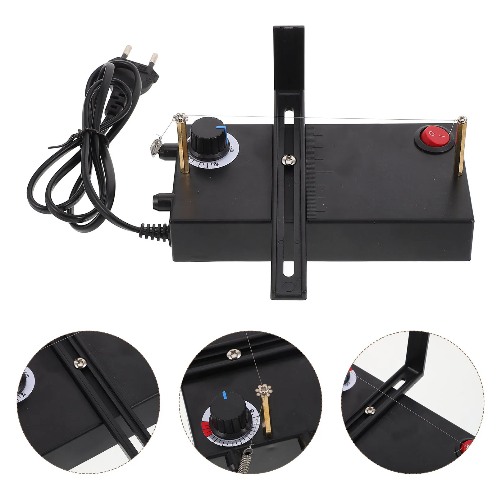 

Electric Hot Ribbon Cutter Adjustable Webbing Heat Cutting Machine Portable Ribbon Trimmer DIY Craft Tool Eu Plug