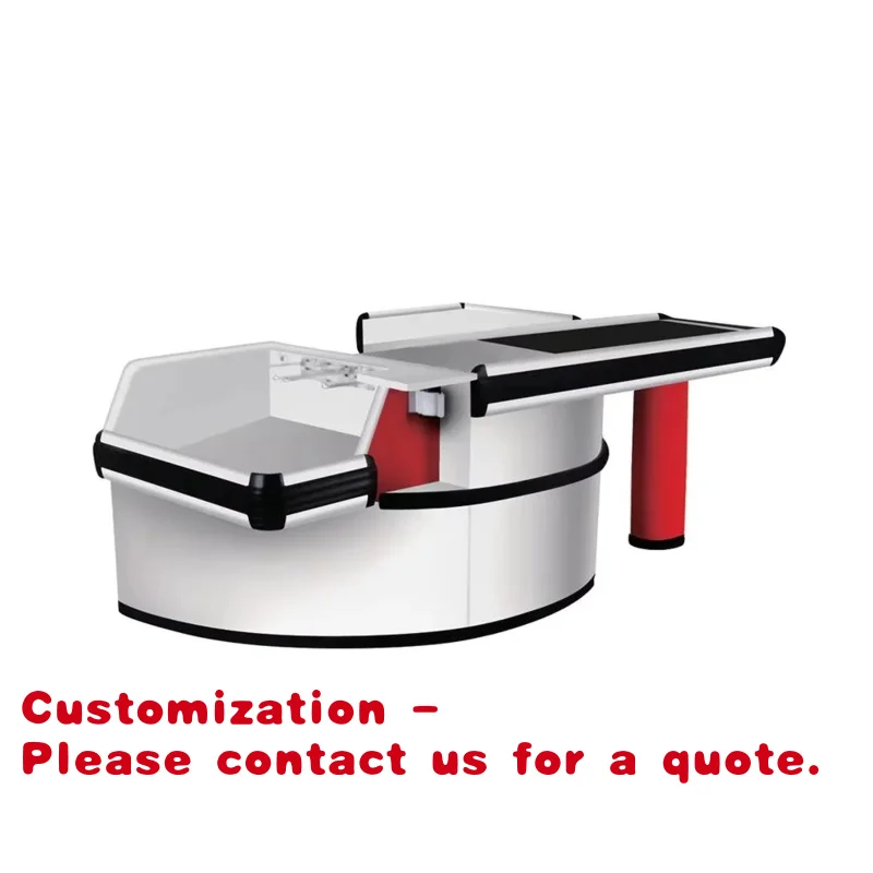 

Customize.Hot Selling Retail Store Shopping Mall Supermarket Cashier Counter Table Sale