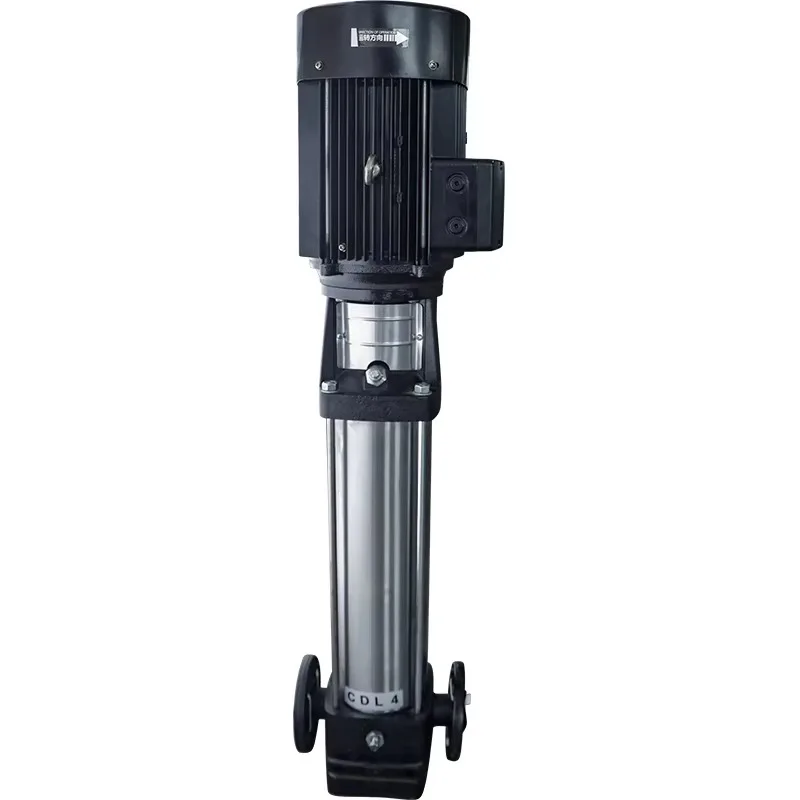 High Pressure Multistage Water Pump Ss304 Stainless Steel Electric Motor Inverter Centrifugal Water Pump