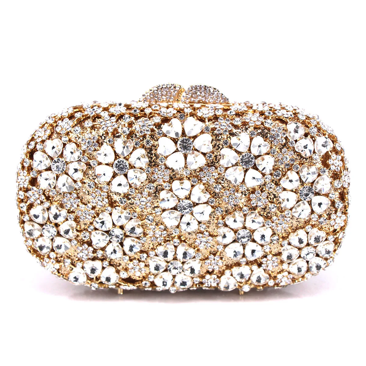 Neues Design Grüne Diamant-Clutch Abendtasche Markendesign Damenhandtasche Soiree Pochette Strass Kristall Party Clutch Taschen – Detail 11