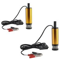Car Electric Fuel Pump DC 12V 38Mm For Automatic Pumping Water Submersible 12L/Min Fuel Transfer Pump Aluminum Accessories