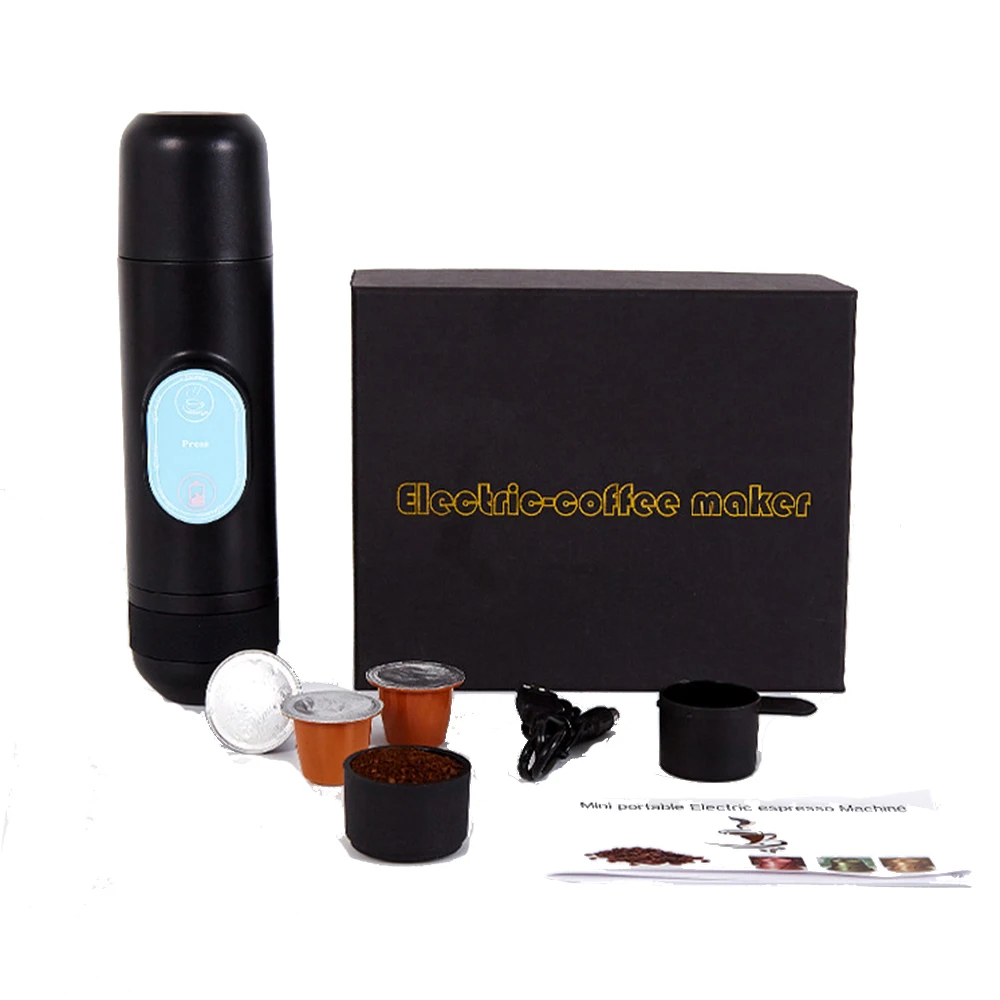 Machine à café électrique aste par USB, cafetière pour capsule de café et poudre de café, machine à expresso portable pour voyage en voiture