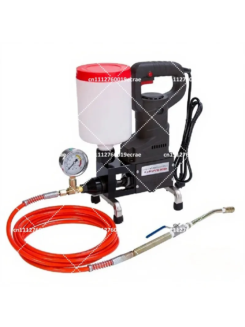 High Pressure Waterproof Grouting Machine 910W Injection Pump Epoxy Polyurethane Grout Leak Repair Tool