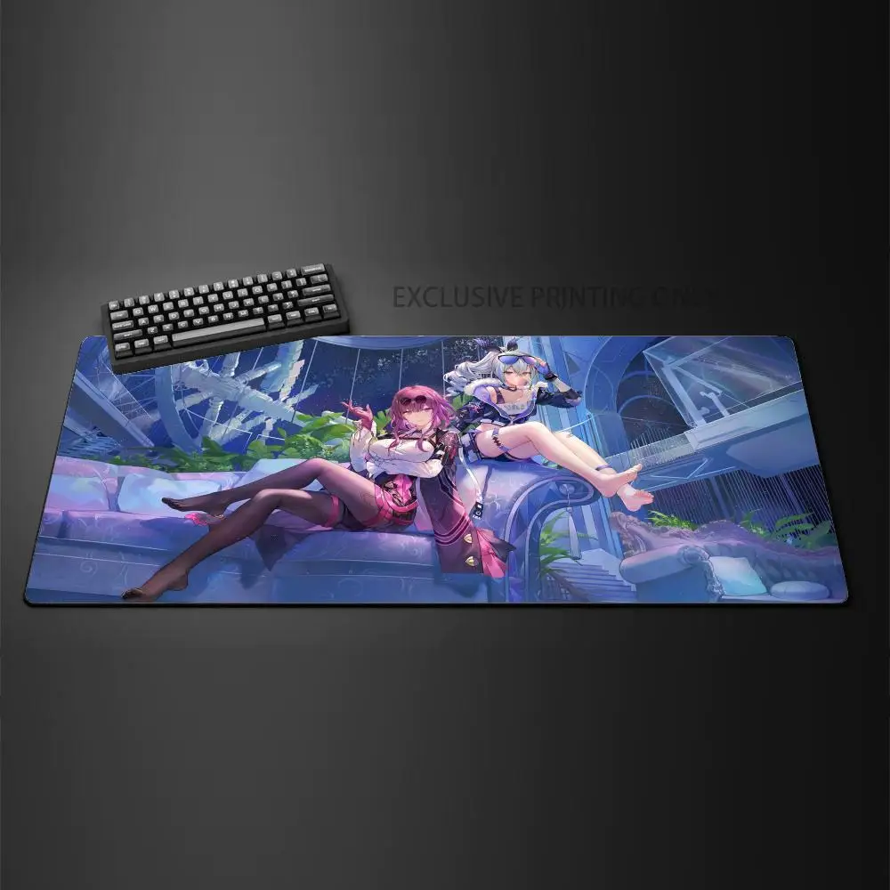 Honkai Star Rail Kawaii Large Mouse Pad Pc Cabinet Games Office Accessories Game Mat Gamer Keyboard Computer Desk Anime Mousepad