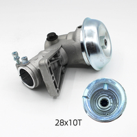 28mm 10T Gearbox Gearhead Gear Case Working Head Brushcutter Grass Trimmer For Emak EM780 Oleo-Mac Efco SPARTA Series 36 43 44