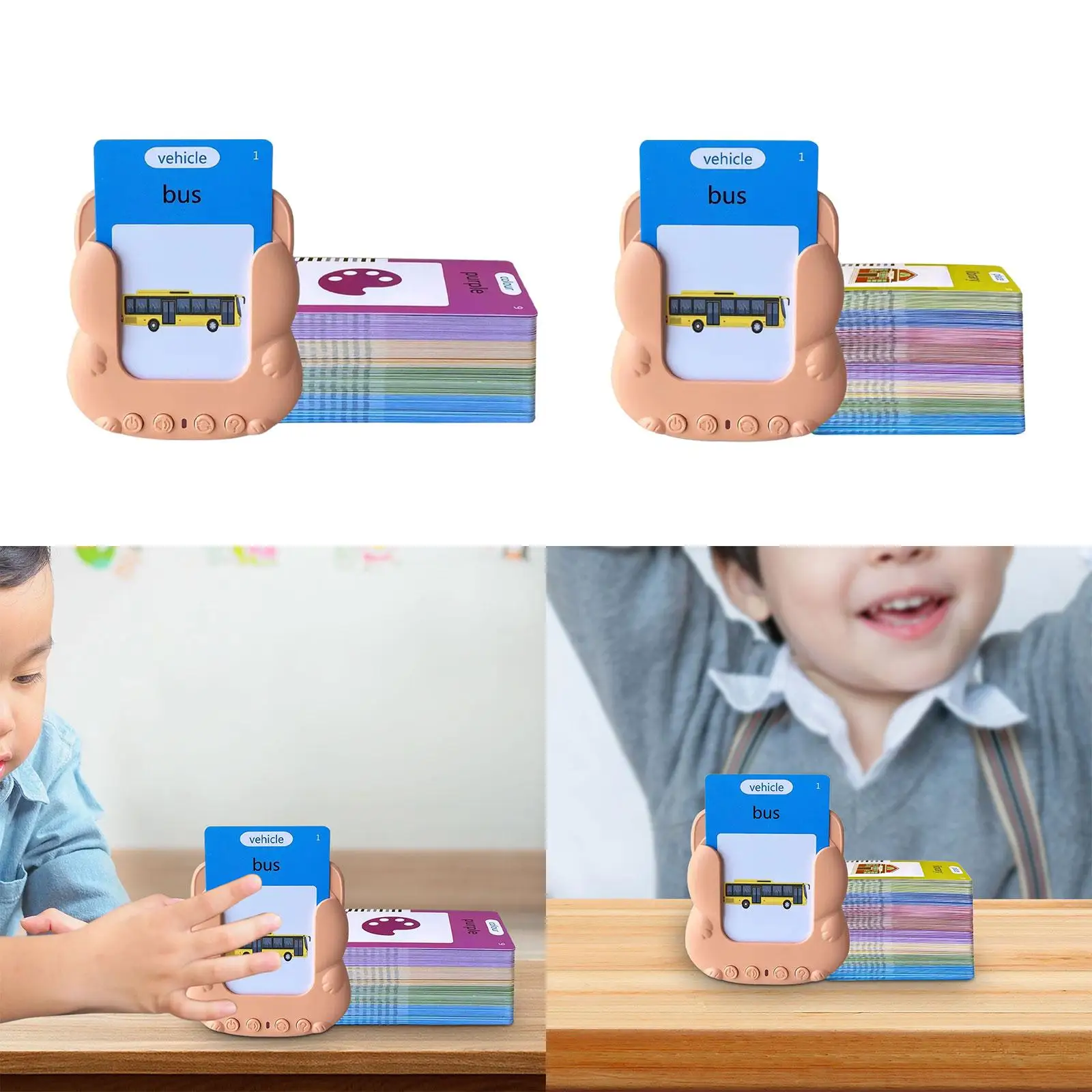 Talking Flash Cards Pocket Speech Vocabulary Games English Children Preschool Educational Learning Sight Words Learning Machine