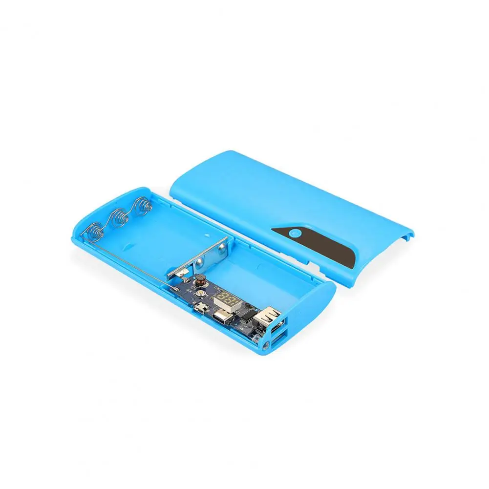 Prático longa vida útil 5 seções 18650 telefone banco de potência escudo sem soldagem destacável caixa de banco de potência fonte de casa