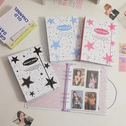 A5 Kpop Photocard Binder Star Ink Photocard Holder Idol Picture Photo Card Album Collect Book Journal Student School Stationery