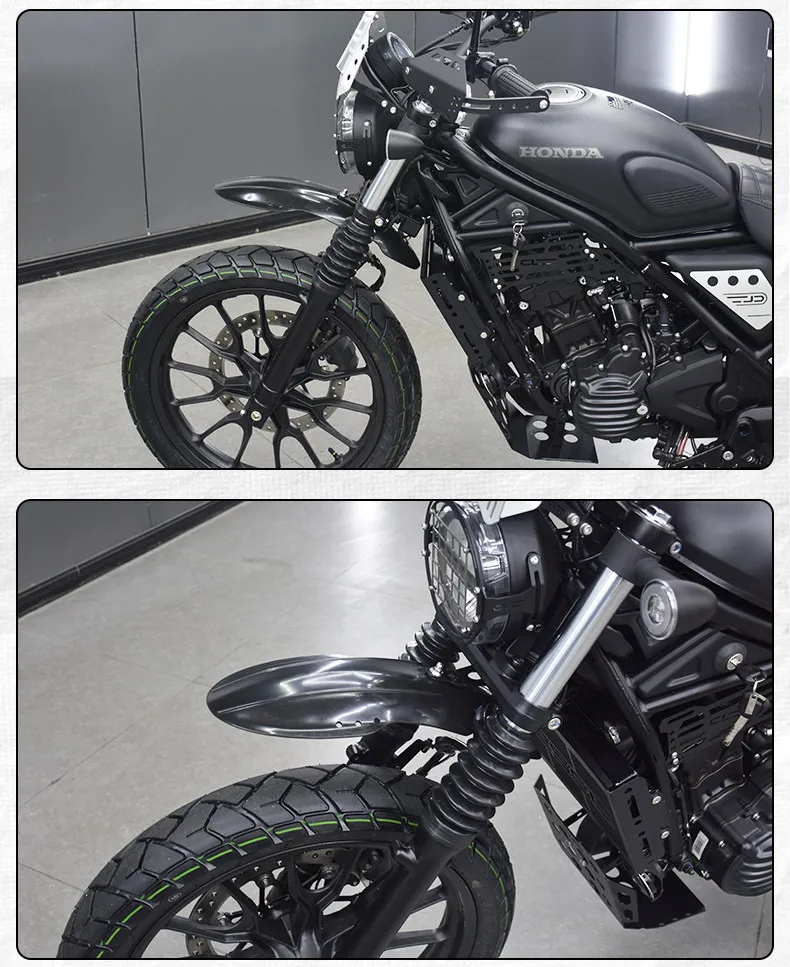 High Mount Off-road Front Fender, Retro Beak Spoiler Lip, Sand Guard Mud Flap Modification Parts for CL300