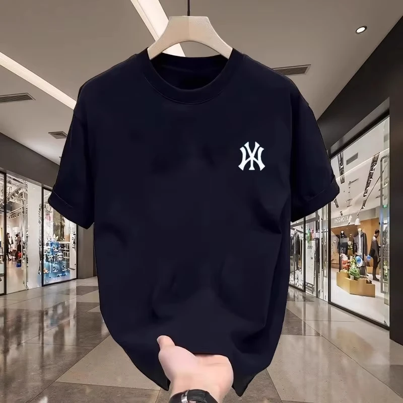 Neues T-Shirt mit kurzen Ärmeln – schlichtes Design, für Damen und Herren, ideal für Paare. Sommer 2026, lockeres und lässiges T-Shirt mit Rundhalsausschnitt – Detail 10