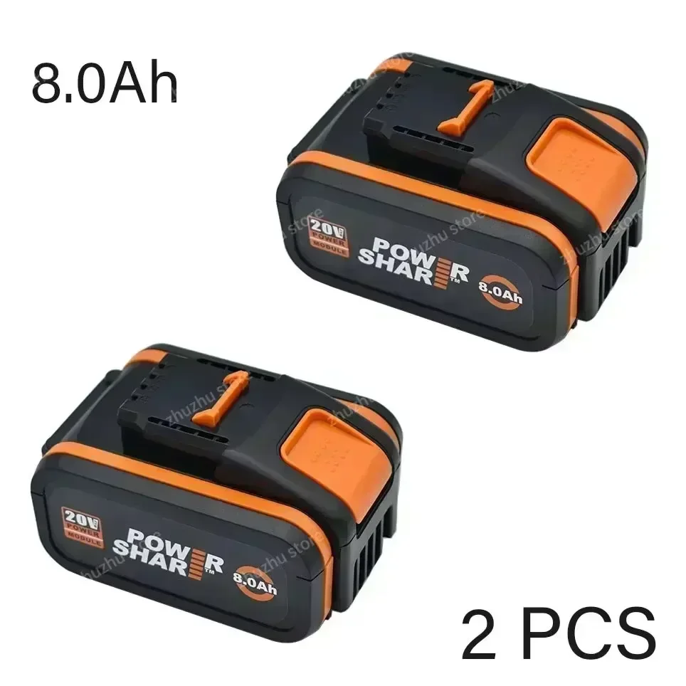 Volts Series 20V 8.0Ah REACELL-batterij, Volts lithium-ion reservebatterij voor draadloos elektrisch gereedschap, Volts 20V batterijaccessoires