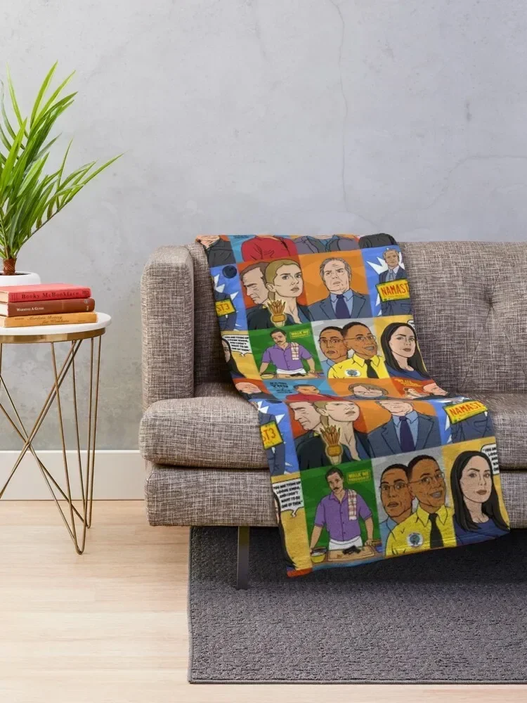 Better Call Saul Mosaic Characters Throw Blanket Loose Designers Extra Large Throw Blankets For Sofas Blankets