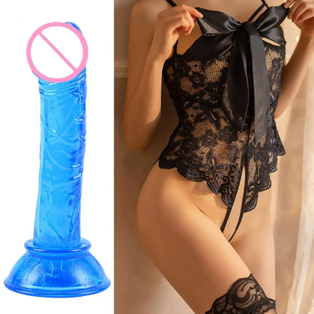 TPE  Functional Female G-spot Masturbator Dildo Realistic Fake Sucker Phallus Simulated   for Lesbian