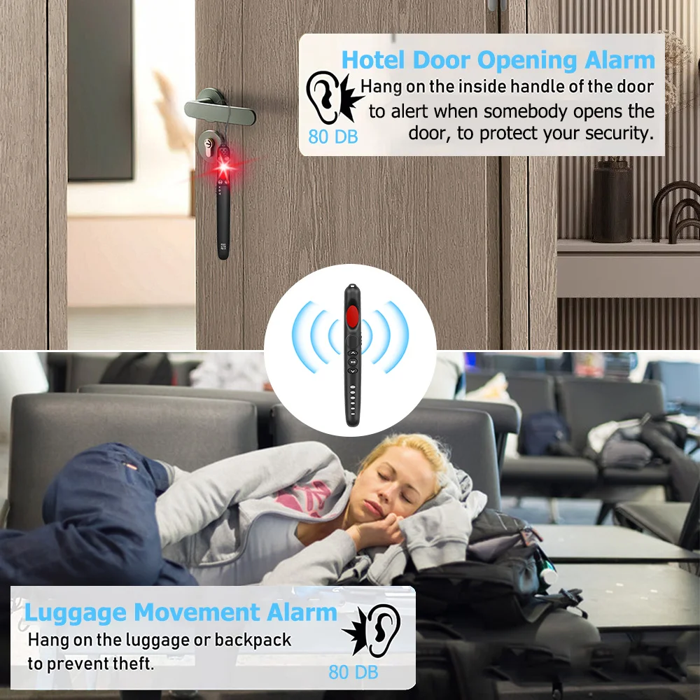 Multi-function Anti Spy Camera Detector Bug Alarm WiFi GPS Tracker GSM Wireless RF Signal Devices Scanner Infrared Detects G718