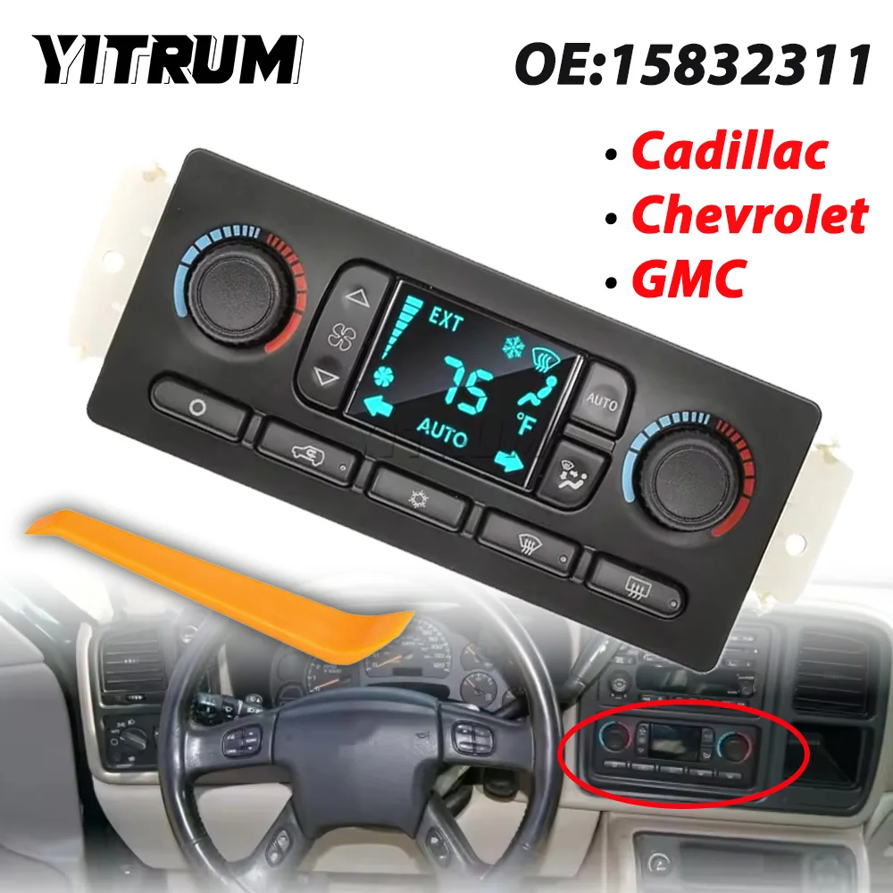 Módulo de Control de Climatización para Automóvil YITRUM 599-211XD 15832311 10367041 10399657 para GMC Chevrolet Cadillac Oldsmobile Hummer