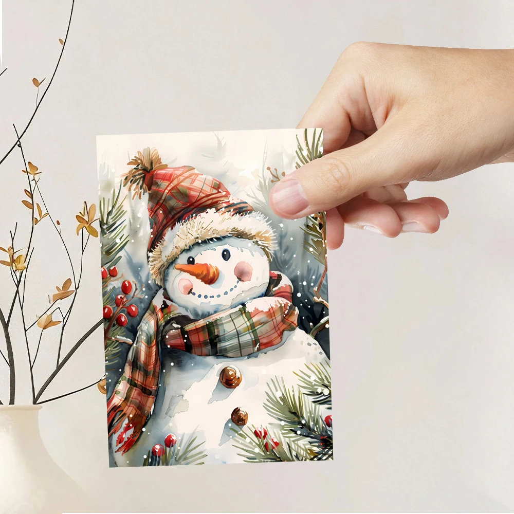 32 Stück. Vintage-Weihnachtspostkarten, Halloween/Back-to-School-Saison/Geburtstag/budgetfreundlich, Geschenke, Sammlerstücke, postfertig. – Detail 6
