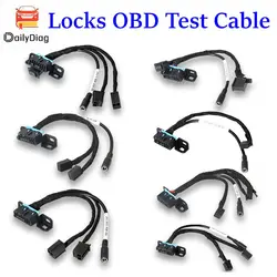 7PCS Locks OBD Test Line for Benz All EZS W209/W211/W906/W169/W208/W202/W210/W639 for Mercedes EIS ELV Test-Line