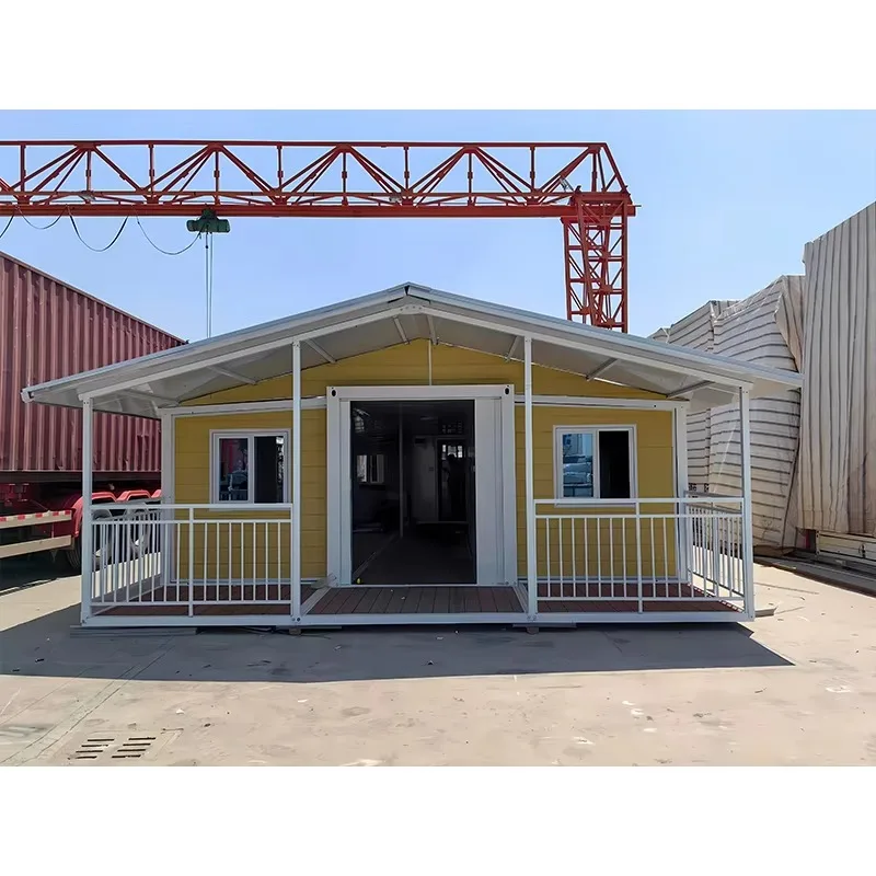 Fully Finished 2 Bedrooms Modular Homes Extended Prefab House Expansion Container House 20ft Expandable Modular Homes