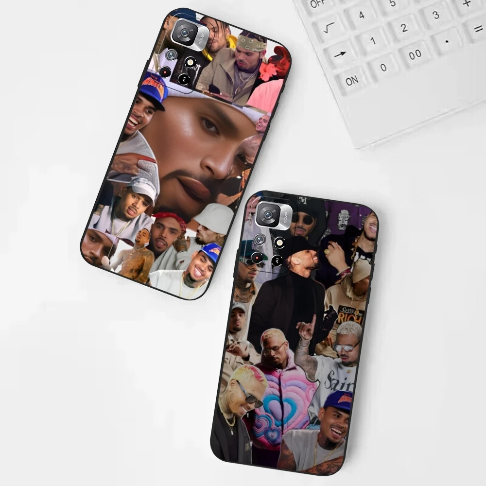 A-Chris Brown Rapper B-Breezy Phone Case for Xiaomi redmi 10 11 12 13 14 lite pro ultra x tpro sultra spro s  5g  protective cas