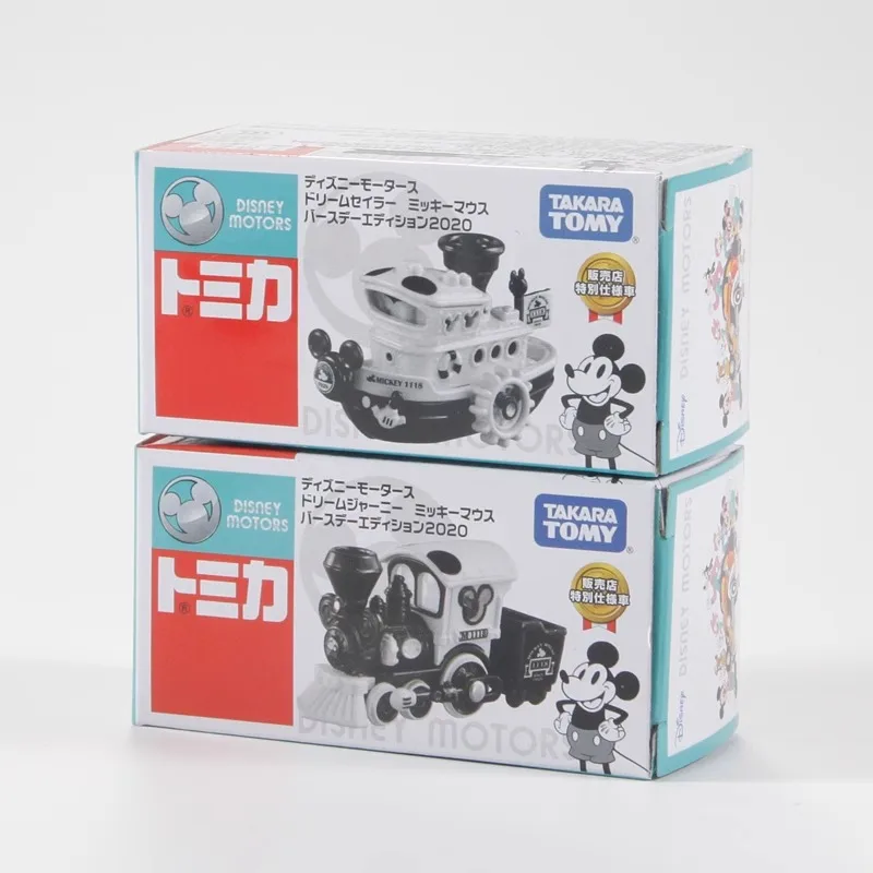 TAKARA TOMY Tomica Sailor Ride Alloy Car Model Toy Disney Birthday Mickey Birthday Edition Holiday Children's Toys Gift