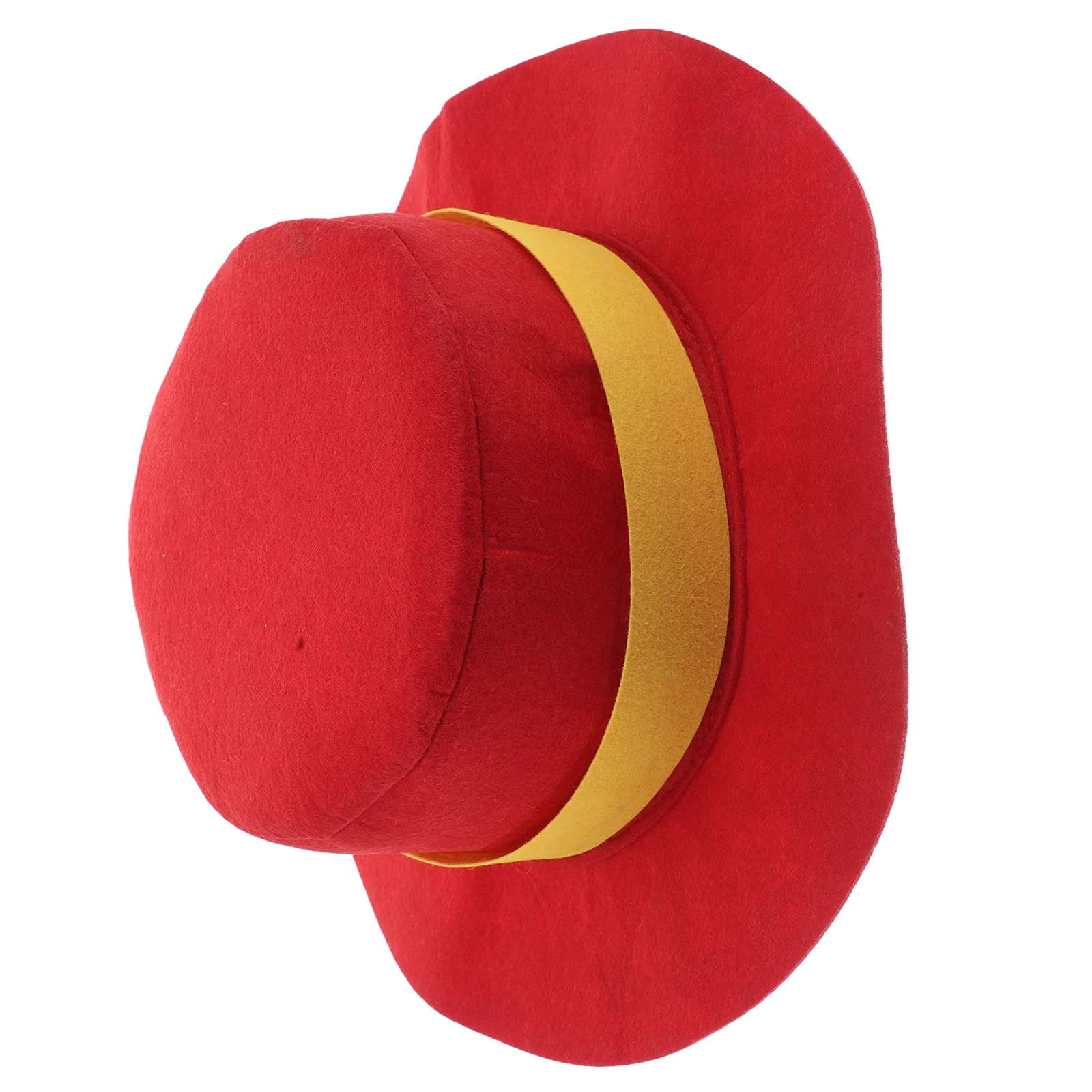 

Felt Party Top Hat Flat Brim Decoration Christmas Halloween Performance Cosplay Conjuring Accessory Conjuring Prop