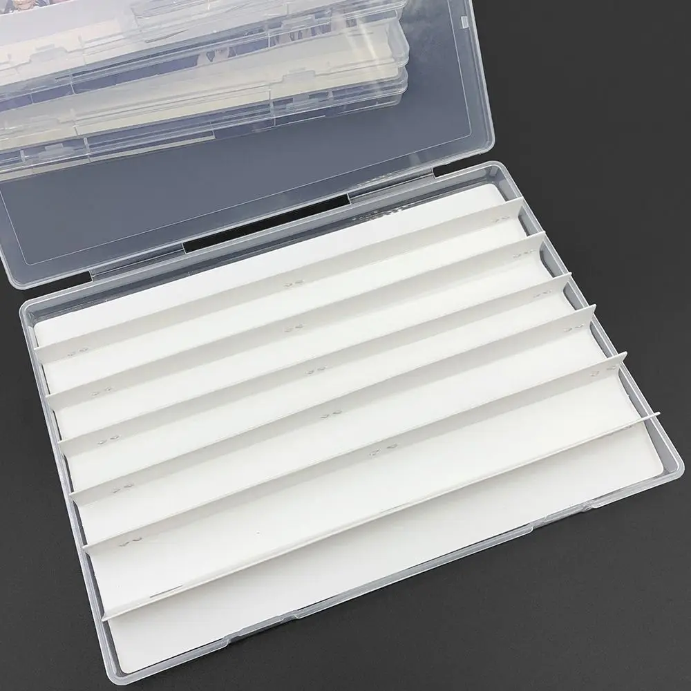 

Dustproof PC Keycaps Storage Box 77 1U Keys Waterproof Keycaps Package Organizer Large Opening with Paper Dividers