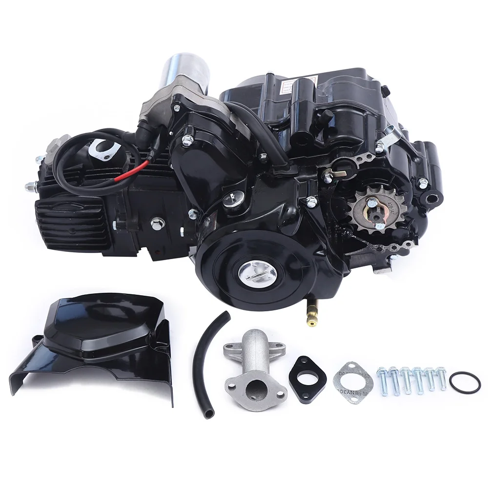 125CC 4-Stroke ATV Engine Motor Semi-Auto with Reverse Electric Start Fit motorcycles ATVs go-karts tricycles