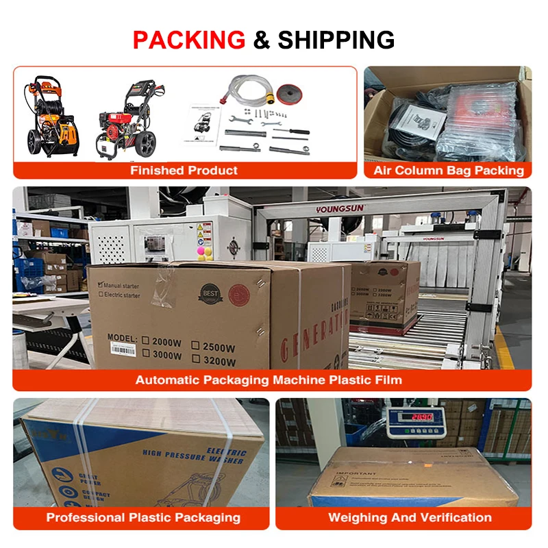 110V220V Lavatrice automatica industriale per autolavaggio Lavatrice commerciale ad alta pressione Attrezzatura per spruzzo per autolavaggio agricolo ad alta potenza