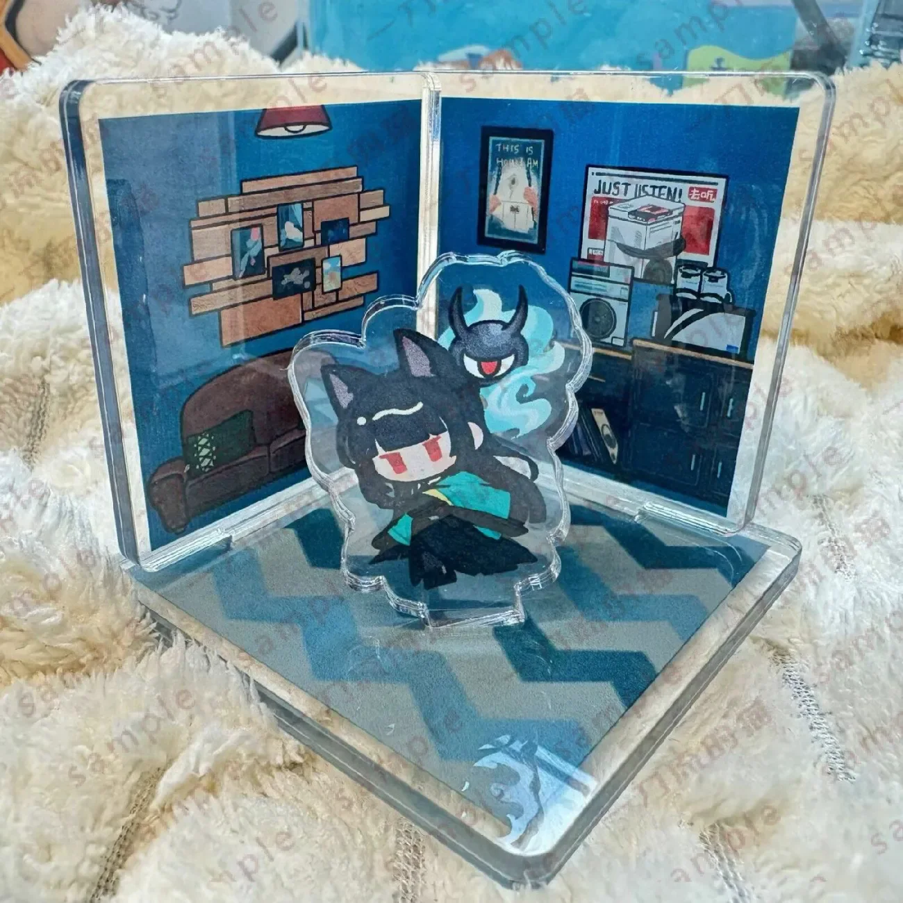 

Zenless Zone Zero Hoshimi Miyabi Ellen Joe Von Lycaon Косплей Аниме настольный орнамент сцена Акриловая стоячая вывеска Рождественский подарок