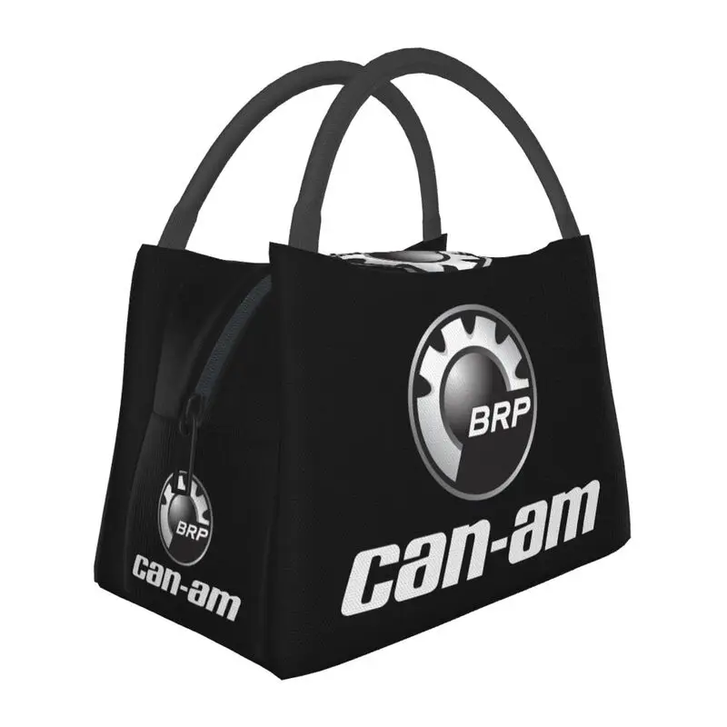 

Custom BRP Can-Am Print Lunch Bag Men Women Warm Cooler Insulated Lunch Box for Office Travel