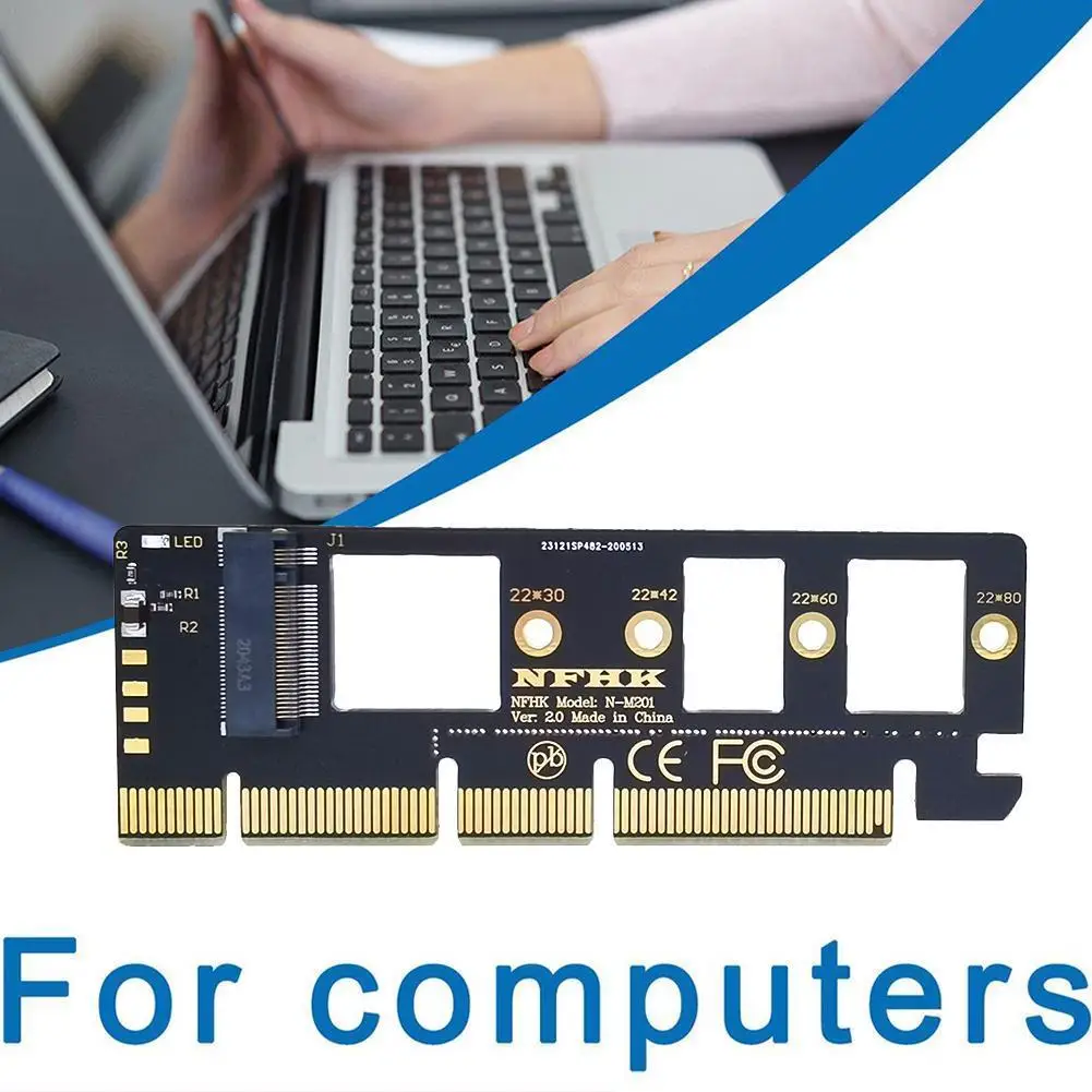 

Переходник M.2 NVMe/AHCI SSD PCIe X4, переходник, переходник карты-совместим с XP941, SM951, PM951, A110 SSD - NGFF M Key