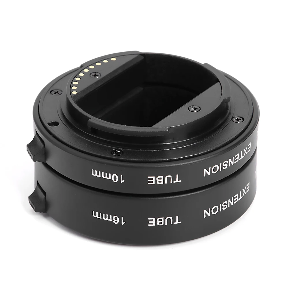 Metal Auto Focus AF Macro Extension Tube 10mm 16mm for Sony A6500 A6300 A6000 A7SII A7R A7III A7II A7 A9 NEX E-Mount Camera