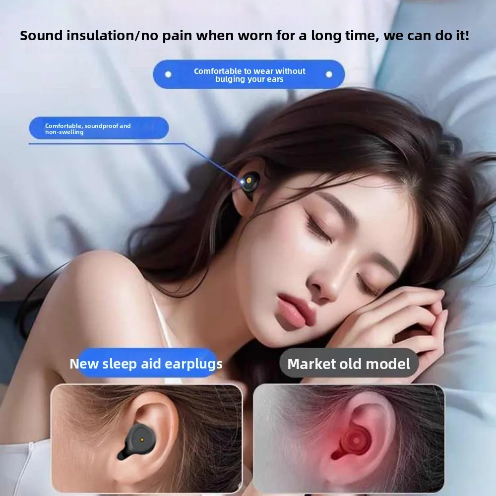 Noise Reduction Filter Earplugs for Sleep,Dedicated To Silent Protection, Noise Reduction Silicone Earplugs for Noise Prevention