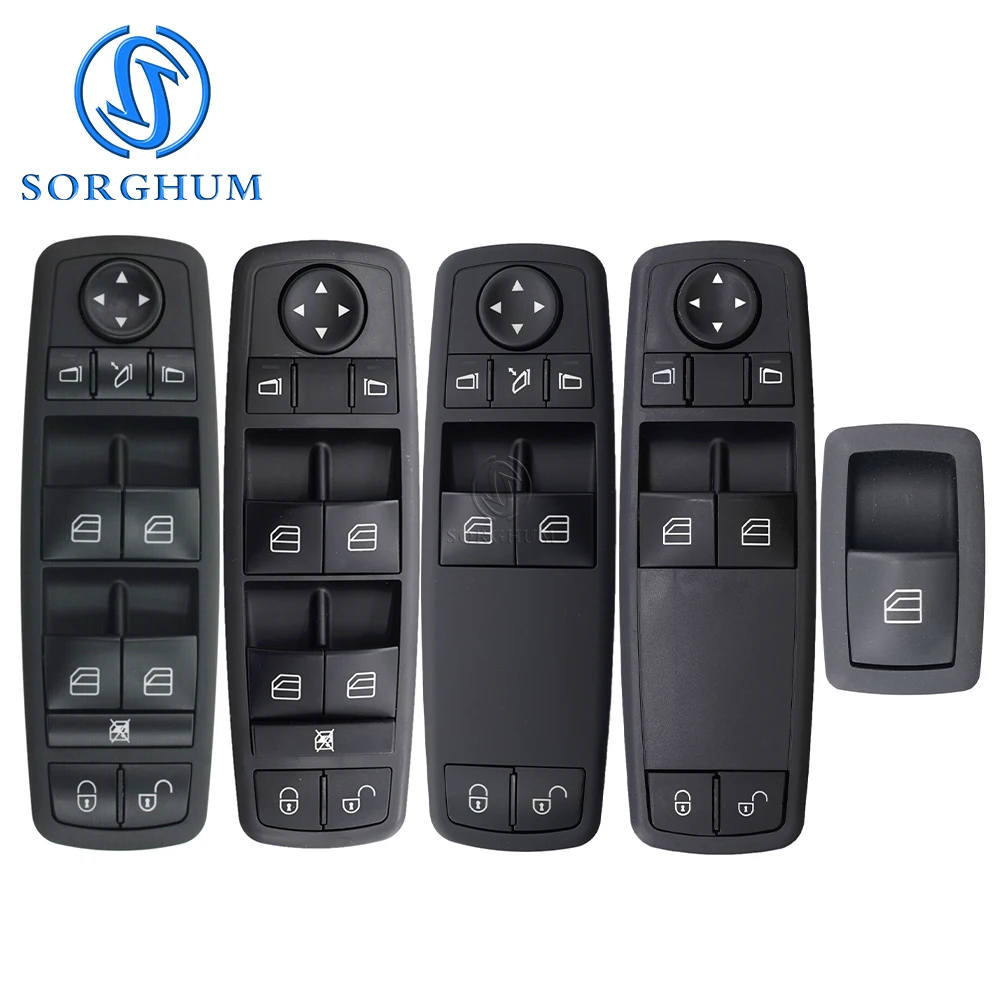 

Переключатель Стеклоподъемника SORGHUM A1698206710 A1698206610 A1698206410 A1698206510 A2518200510 для Mercedes-Benz A B Class W169 W245