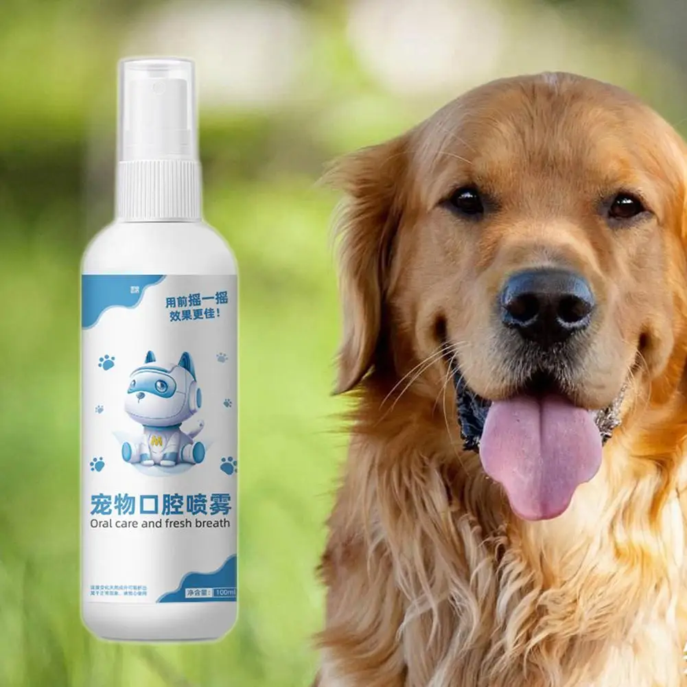 100ml Dog And Mouth Cleaning Spray Remove Oral Fragrance Cleaning Mouthwash Dog Odor Pet Bad And Supplies Pet Breath Ca F0w6