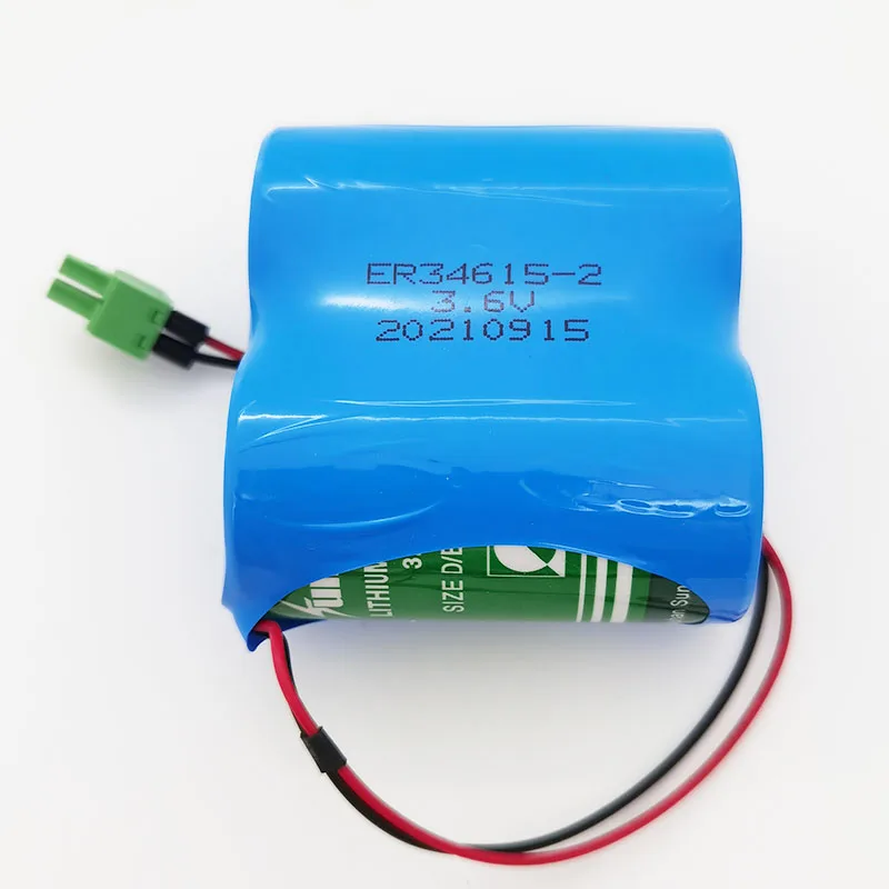 

1pce ER34615-2 3.6V Flow Meter Gas Meter Battery Parts Accessories