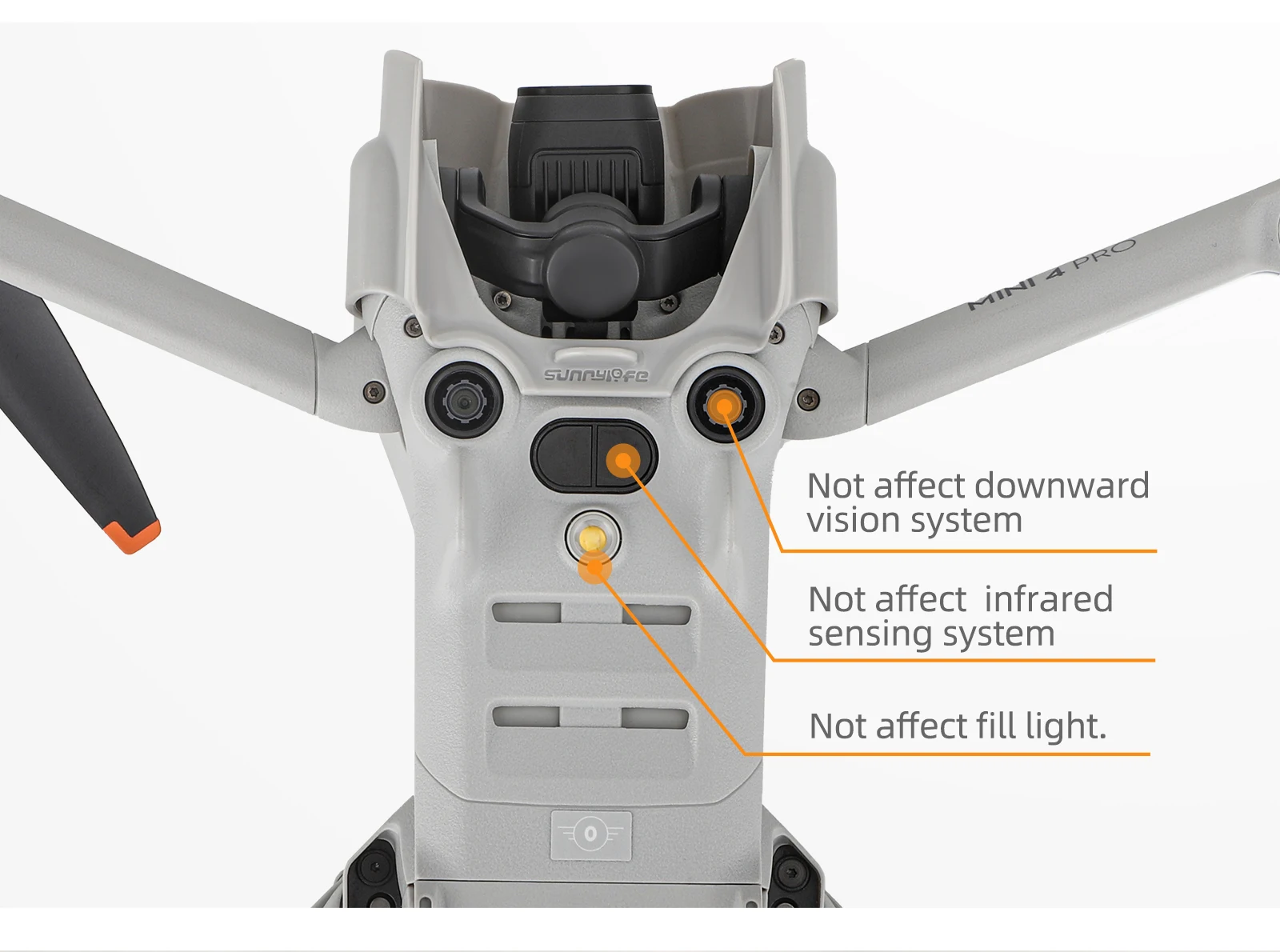 غطاء للعدسات ل Mini 4 Pro المضادة للوهج عدسة هود Gimbal الغطاء الواقي ظلة Sunhood ل DJI Mini 4 Pro ملحقات طائرة بدون طيار