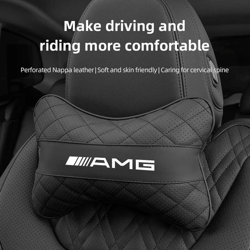 

Подушка для автомобильного сиденья, защитный подголовник, поддержка поясницы для Mercedes Benz AMG E S C A B Class GLE GLS CLS GLC CLA GLA GLK