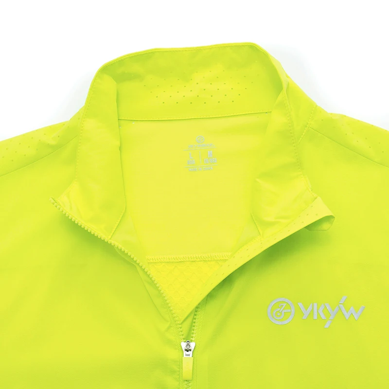 YKYW Herren winddichte wasserdichte Langarm-Radjacke YKK Doppelreißverschluss atmungsaktive MTB-Fahrradbekleidung Tops Pro Team Jersey – Detail 38