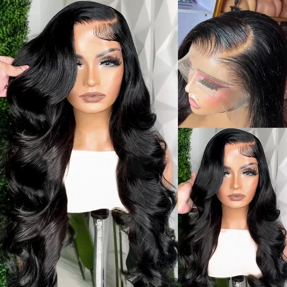 

13x6 Hd Transparent Body Wave Lace Front Wig 30 38 Inch 360 13x4 Hd Lace Frontal Wigs Human Hair Wig Pre Plucked For Black Women