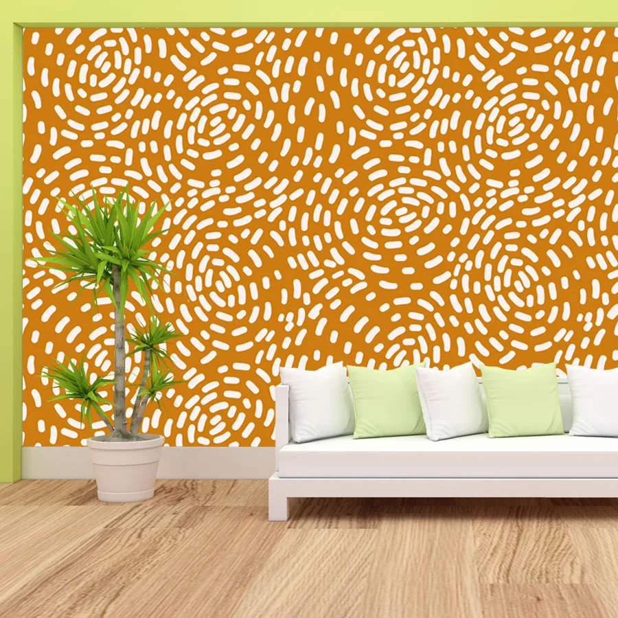 

Водостойкие оранжевые обои с рисунком под солнечный свет, самоклеящиеся, для гостиной, настенный декор, абстрактные обои для ремонта, 18+