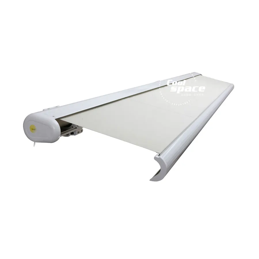 Large Size Acrylic Remote Control Folding Arm Waterproof Wind-Resistant Patio Awnings for Balcony Outdoor Retractable Sunshade